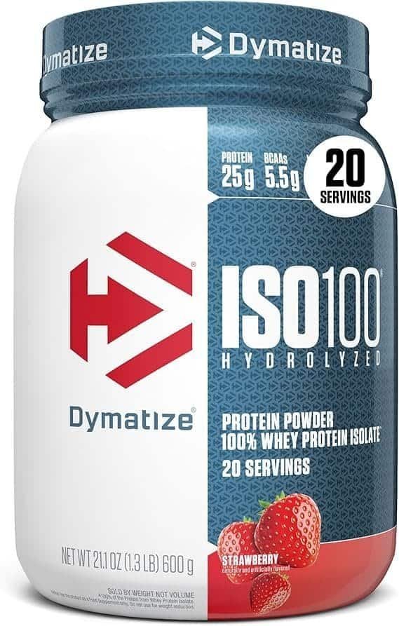 ISO-100-100-Hidrolyzed-640g-Morango-600g.jpg ISO 100-100% Hidrolyzed (640g), Morango (600g) - Imagem 1