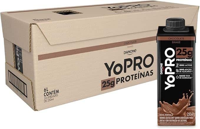 Pack-YoPRO-Bebida-Lactea-UHT-Chocolate-25g-de-Proteinas-250ml-24-unidades.jpg Pack YoPRO Bebida Láctea UHT Chocolate 25g de Proteínas 250ml - 24 unidades - Imagem 1
