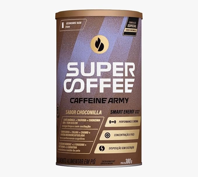 Supercoffee-Choconilla-Economic-Size-380g-Caffeine-Army-1.jpg Supercoffee Choconilla - Economic Size (380g) - Caffeine Army - Imagem 1