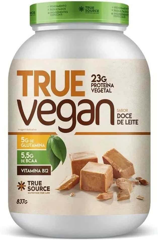 True-Source-True-Vegan-Proteina-Vegetal-837G-Doce-De-Leite-1.jpg True Source True Vegan Proteína Vegetal - 837G Doce De Leite - Imagem 1